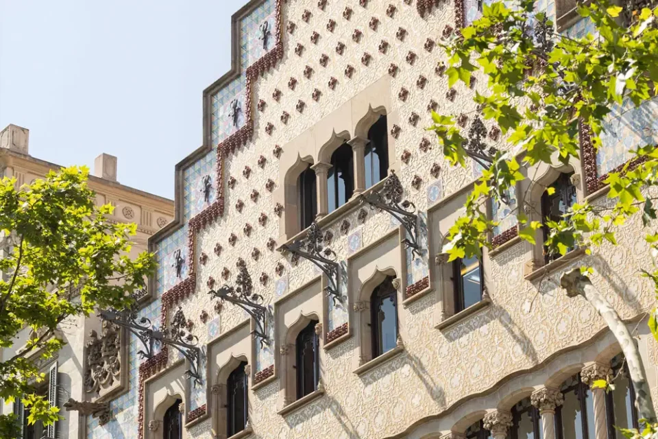 Façana de la Casa Amatller, Passeig de Gràcia 41